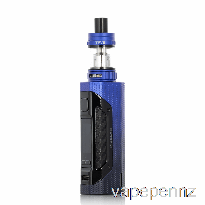 SMOK RIGEL Mini 80W Starter Kit Black Blue VAPE NZ